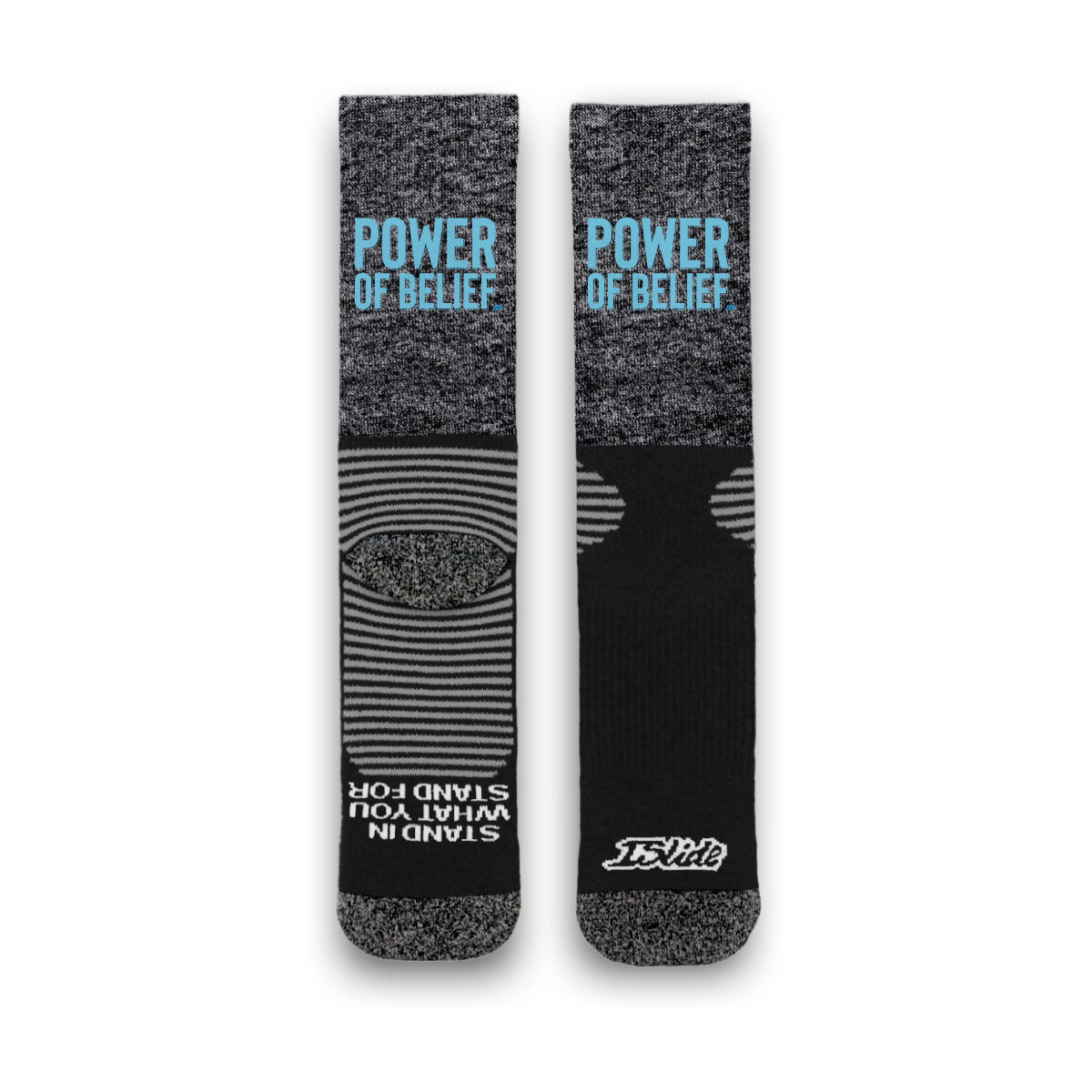 Power of Belief Socks Blue