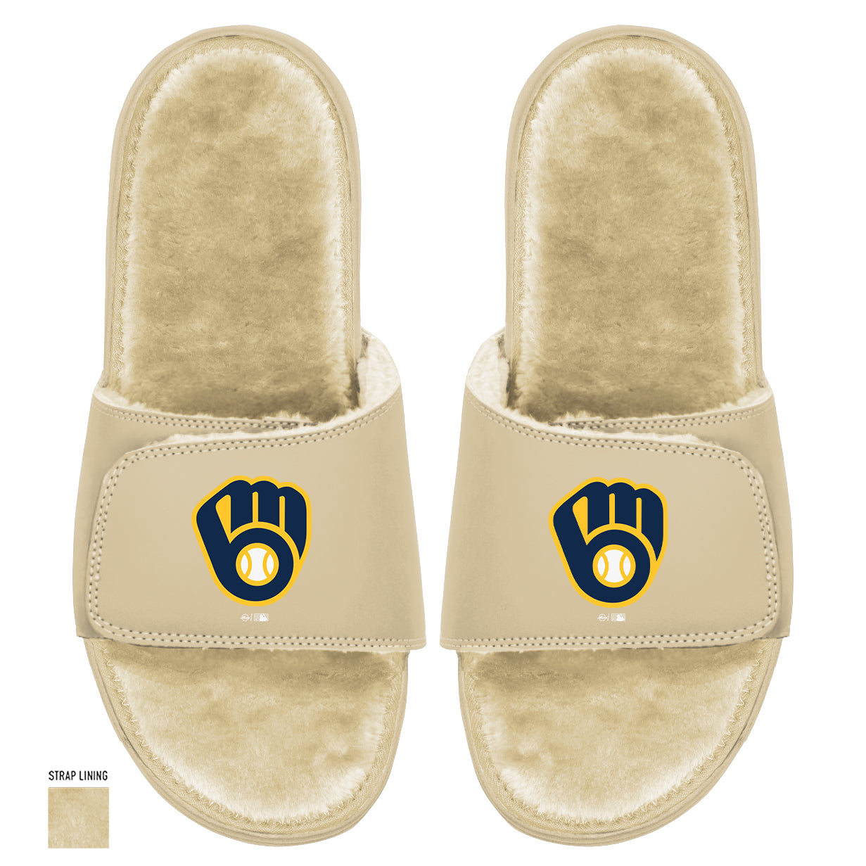 Milwaukee Brewers Dune Fur Slides