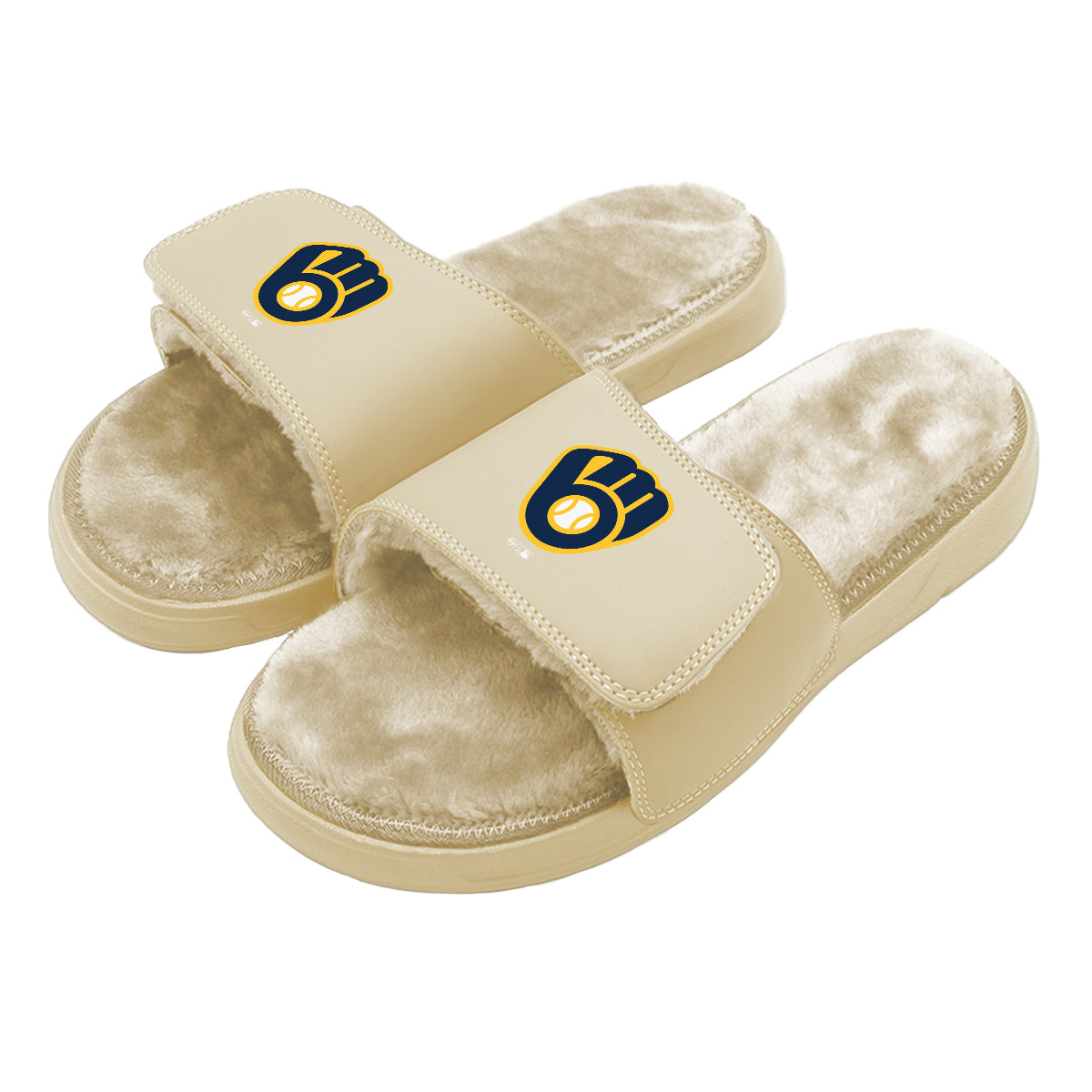 Milwaukee Brewers Dune Fur Slides