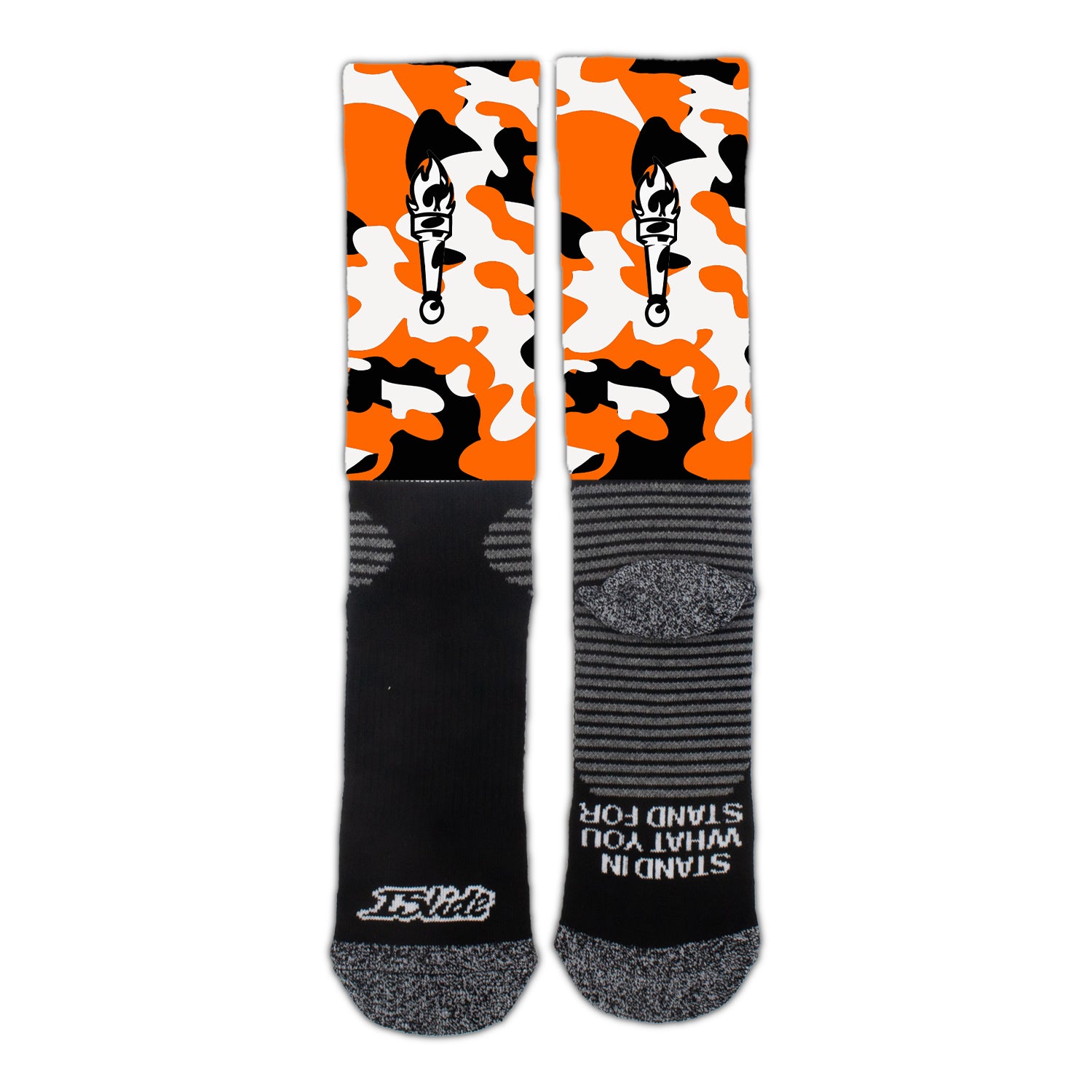 Camp Camo Black Socks