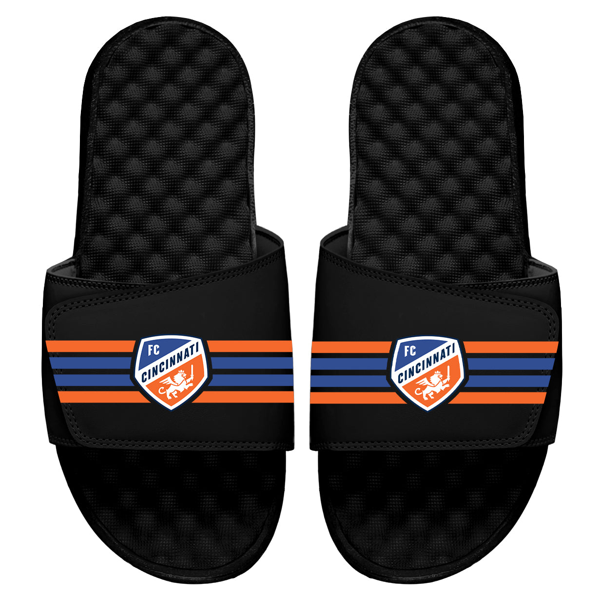 FC Cincinnati Stripes Slides