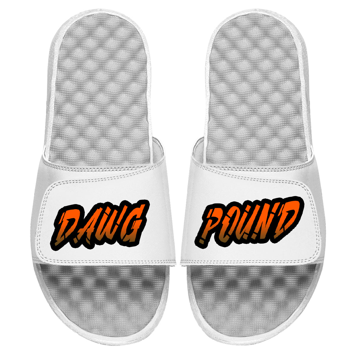 Dawg Pound-White Slides
