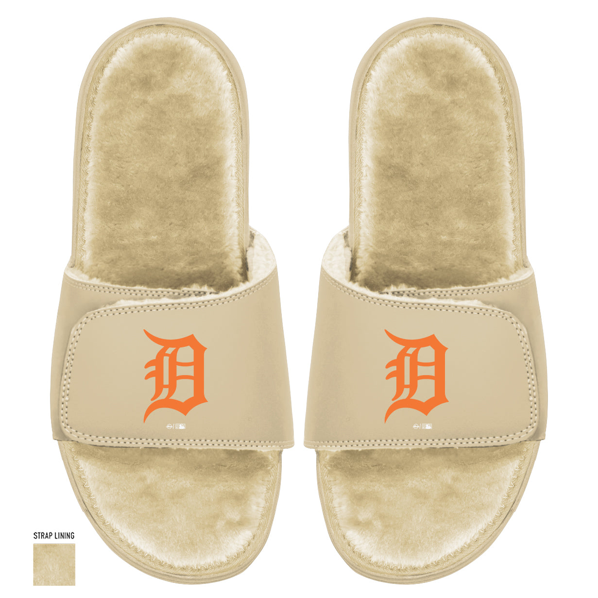 Detroit Tigers Dune Fur Slides