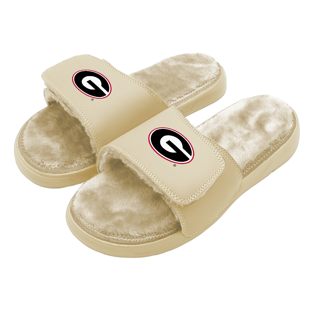 Georgia Dune Fur Slides