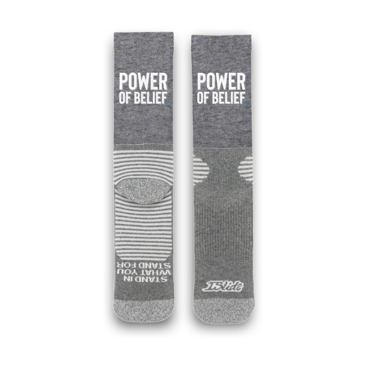 Power of Belief Socks White
