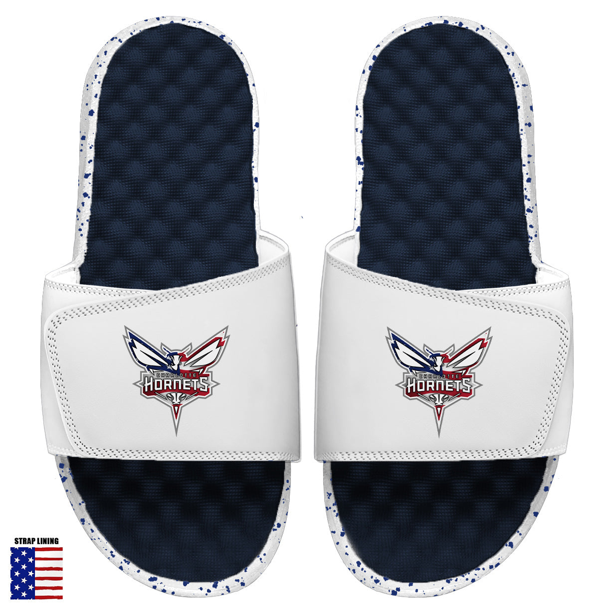 Charlotte Hornets Navy Americana Slides