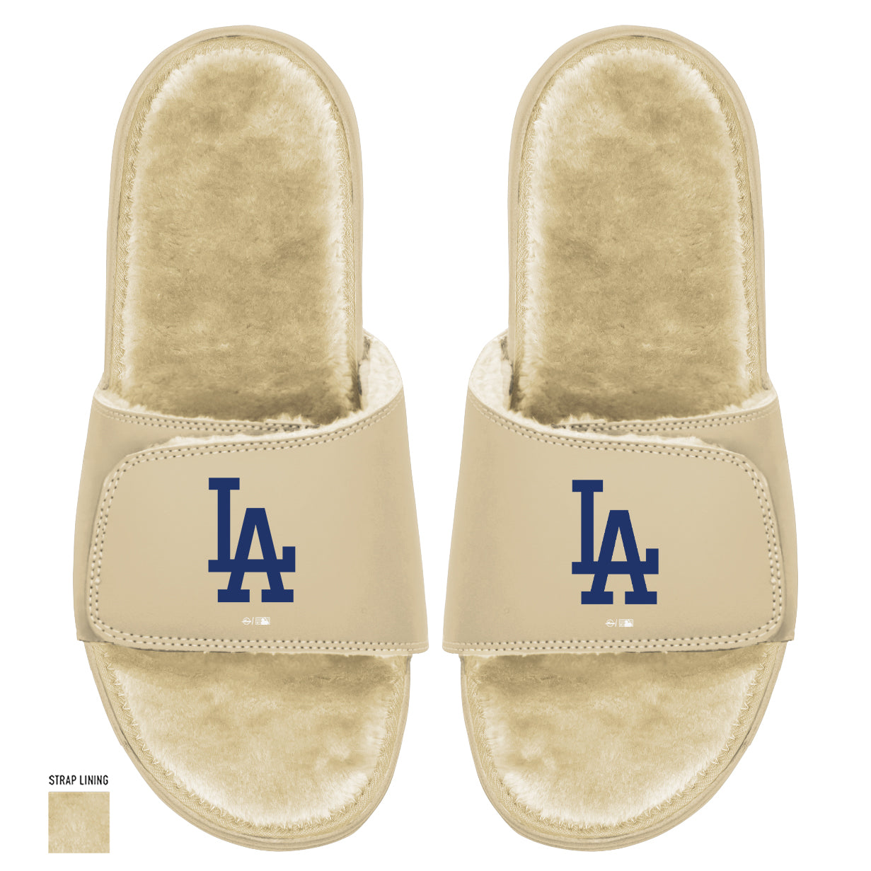 LA Dodgers Dune Fur Slides