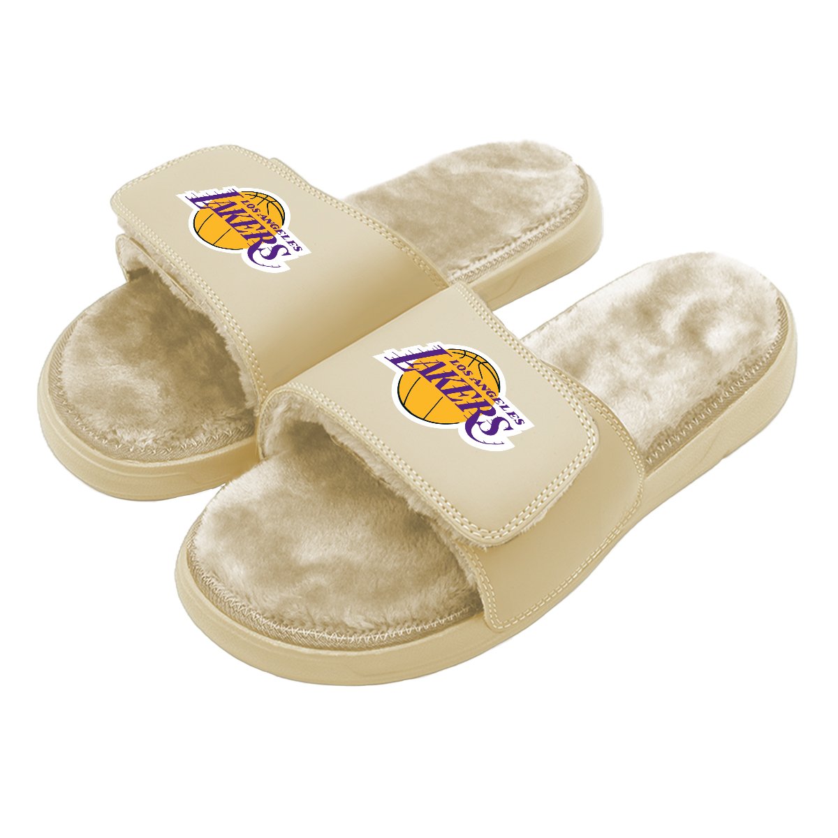 Los Angeles Lakers Primary Fur Slides