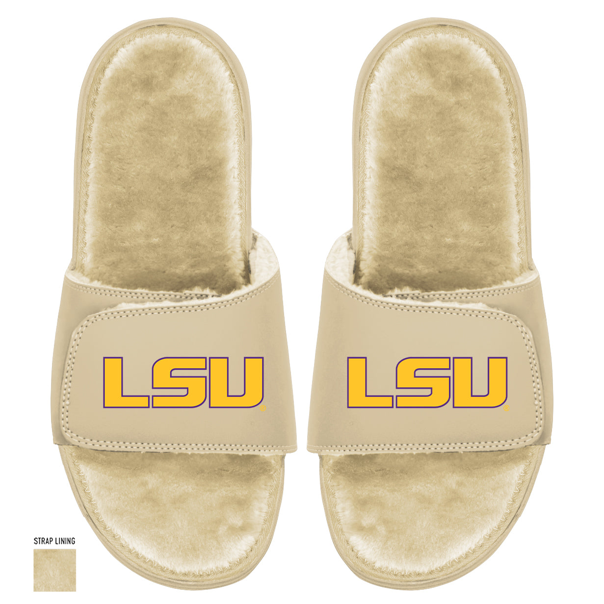 LSU Dune Fur Slides