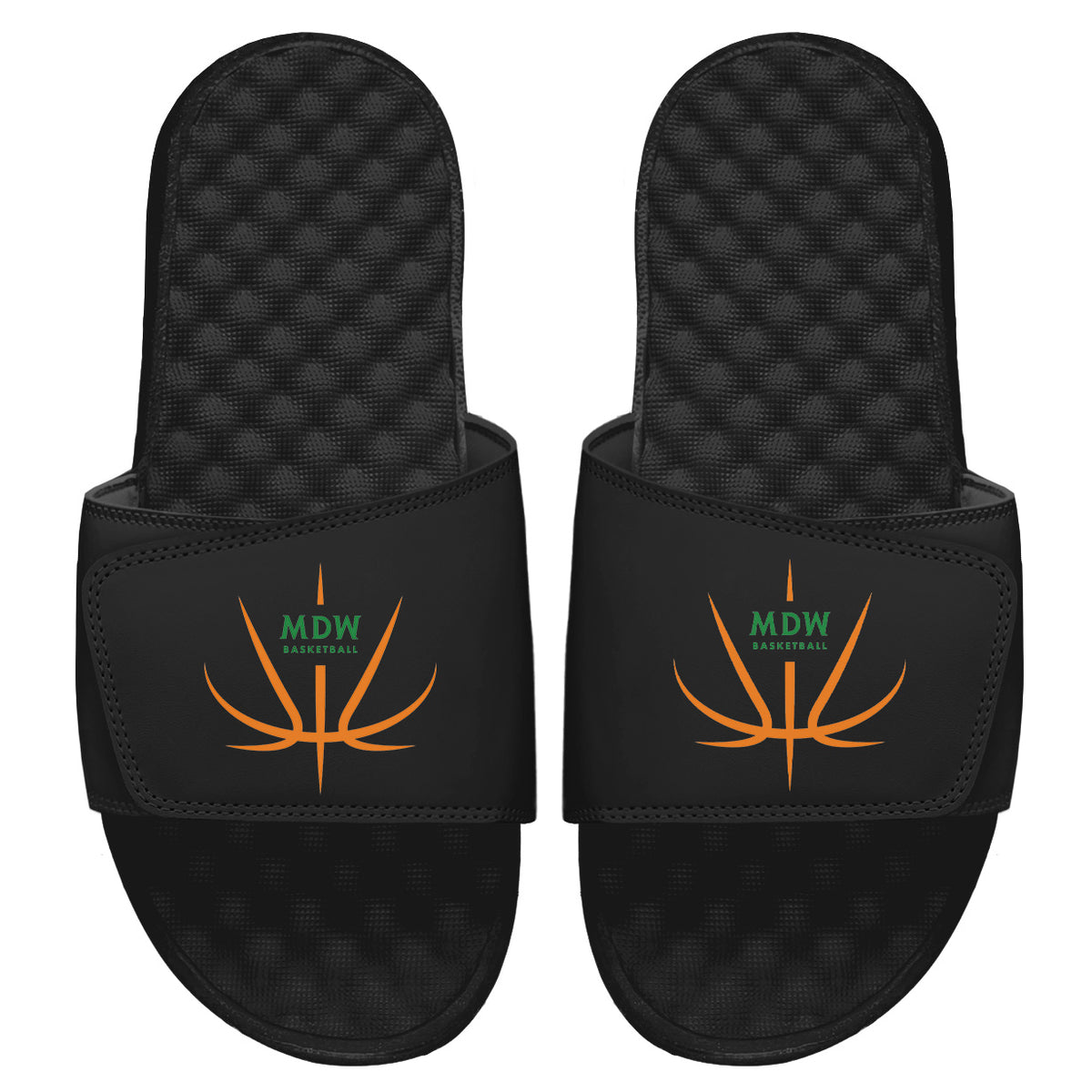 MDW Basketball Black Slides