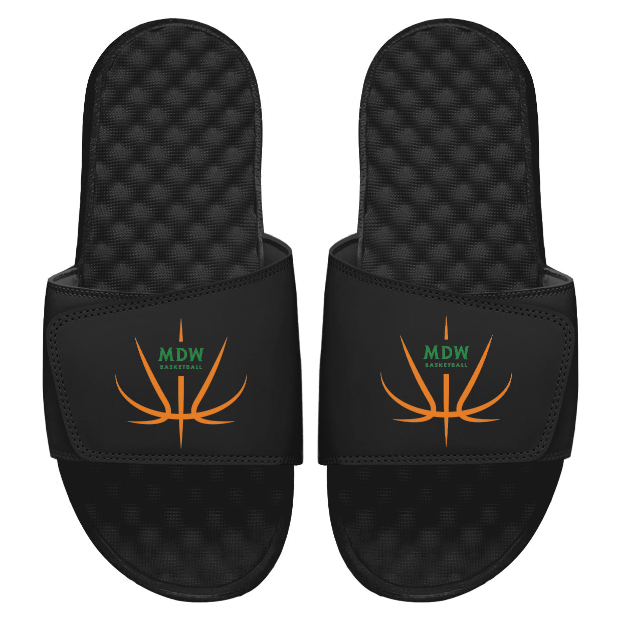 MDW Basketball Black Slides