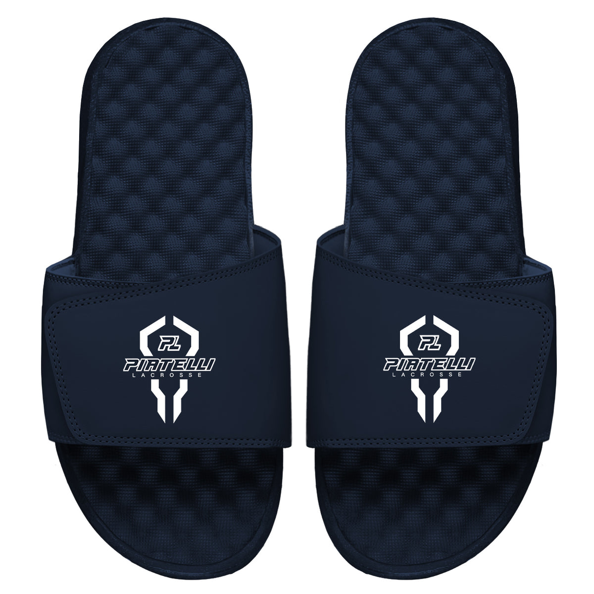 Piatelli Lacrosse Navy PERSONALIZE Slides
