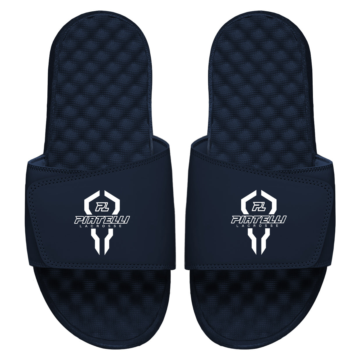 Piatelli Lacrosse Navy PERSONALIZE Slides