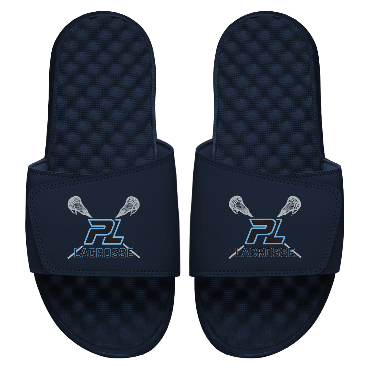 PL Lacrosse Navy Slides