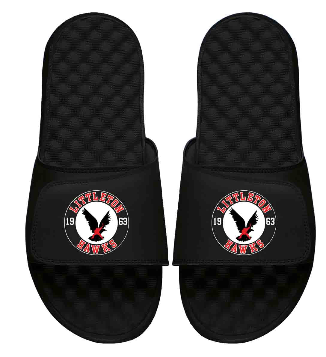 Littleton Hawks Black Slides
