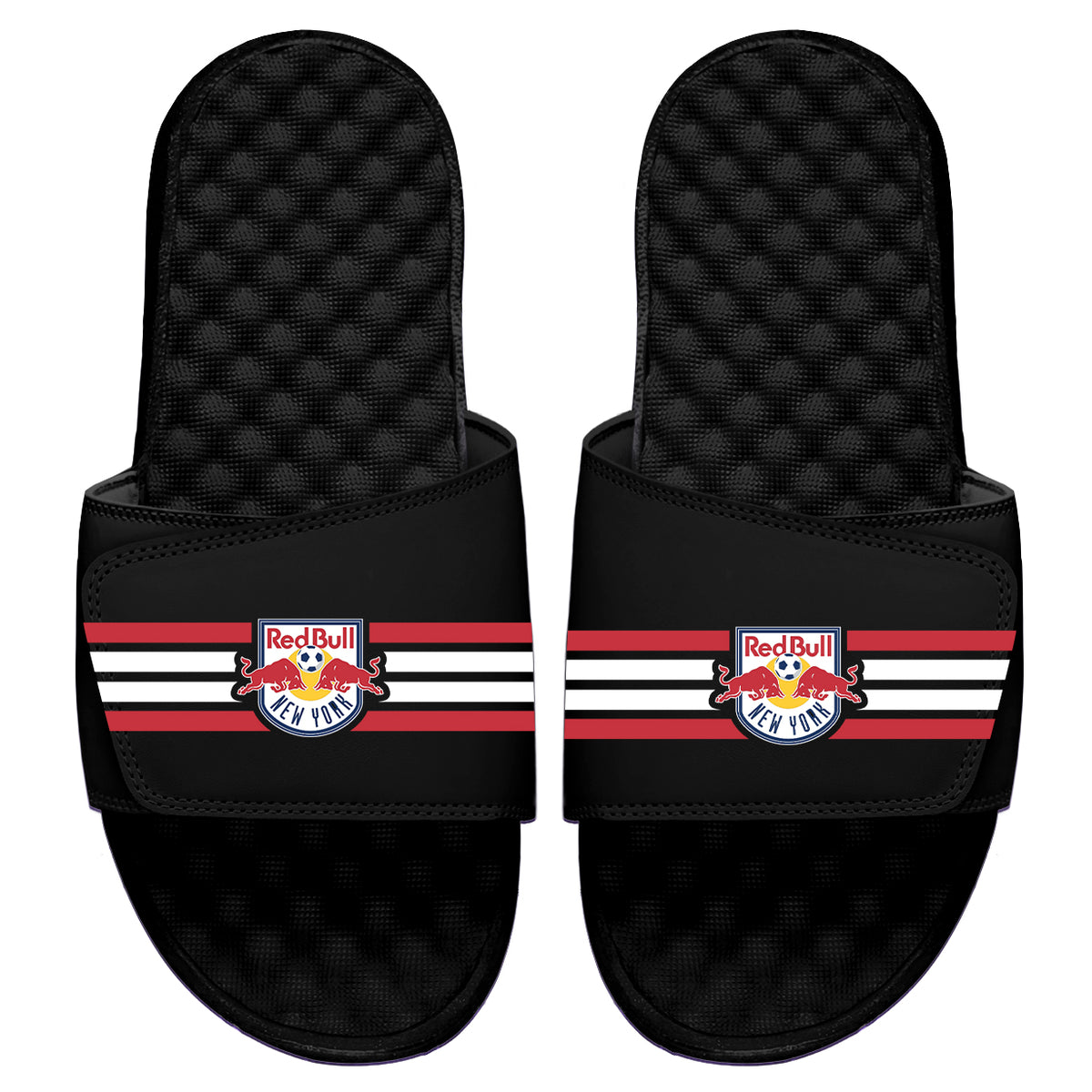 NYC Red Bulls Stripes Slides