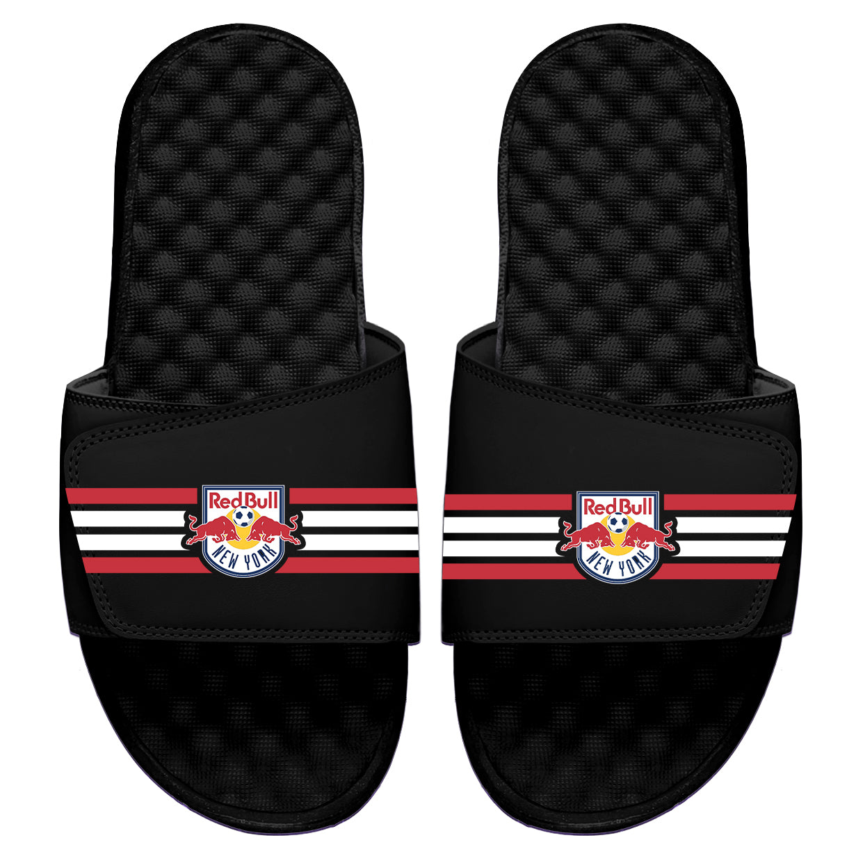 NYC Red Bulls Stripes Slides