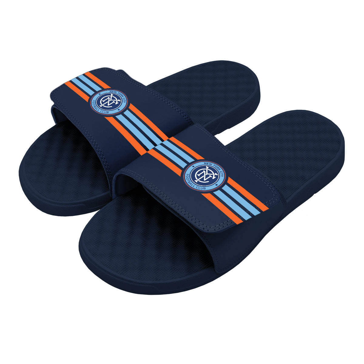 NYC FC Stripes Slides