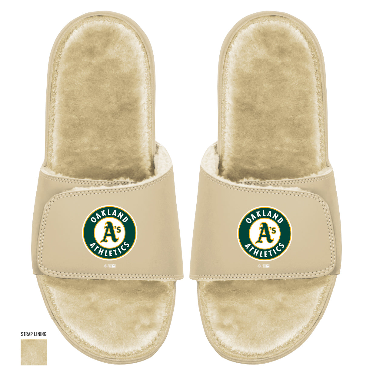 Oakland Athletics Dune Fur Slides