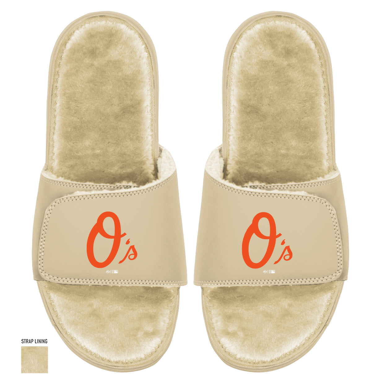 Baltimore Orioles Dune Fur Slides