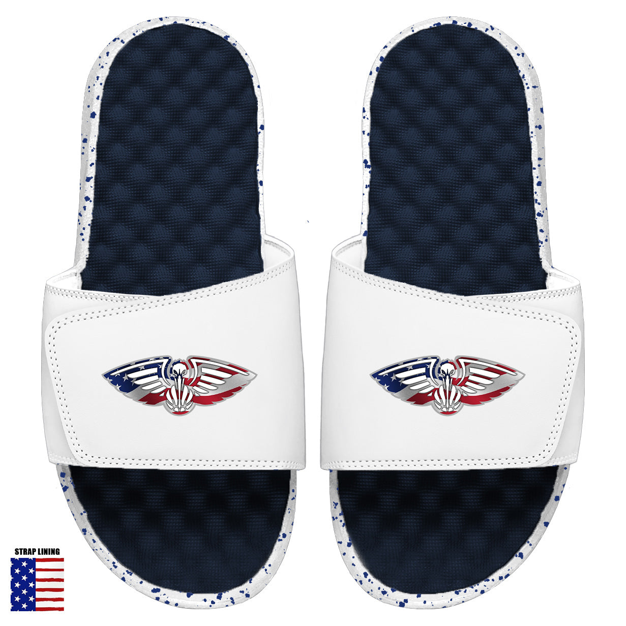 New Orleans Pelicans Navy Americana Slides