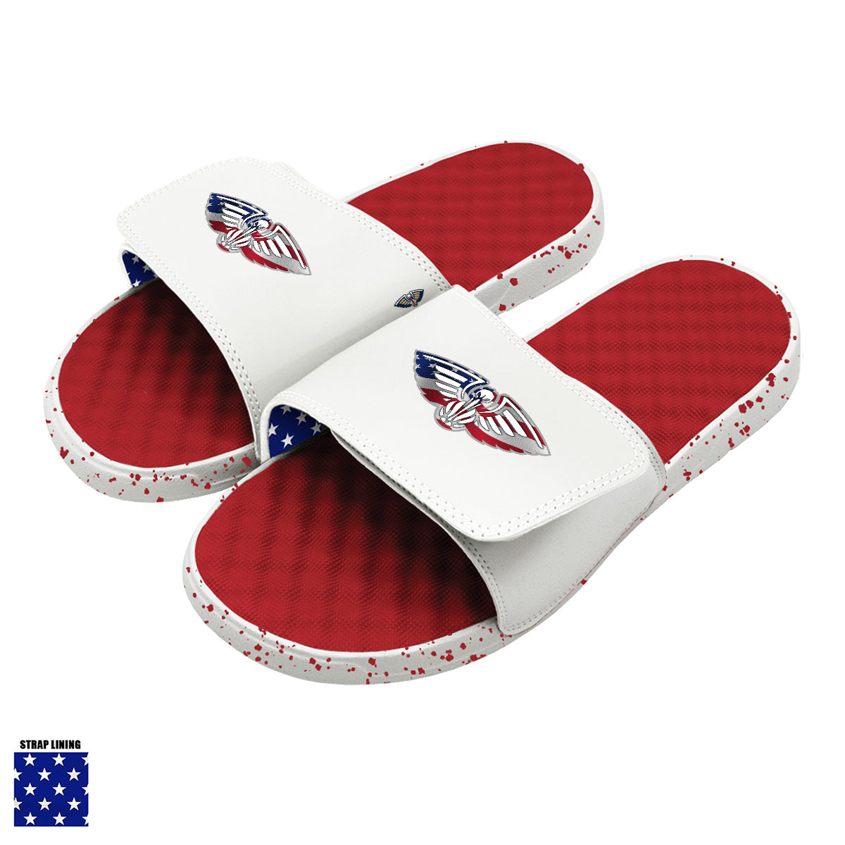 New Orleans Pelicans Red Americana Slides