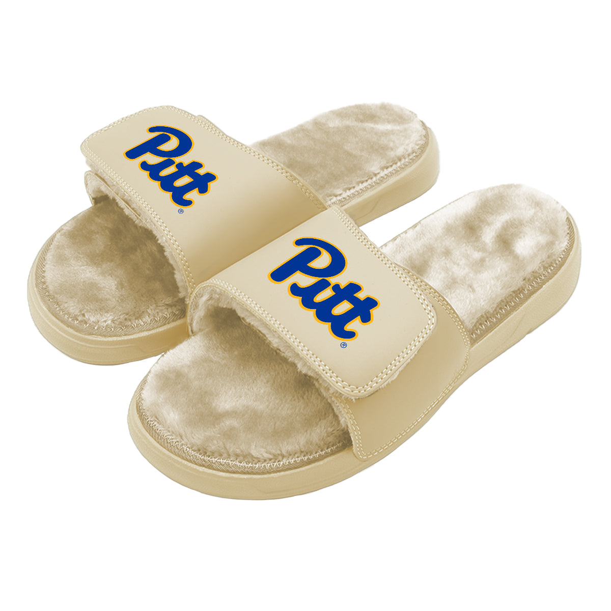 Pitt Dune Fur Slides