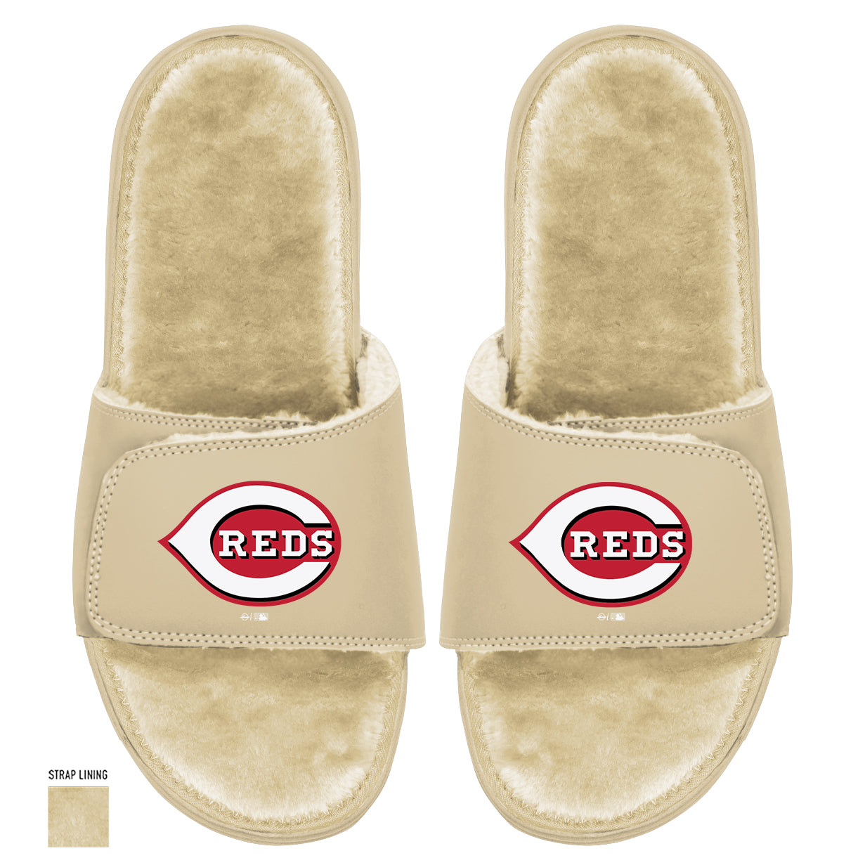 Cincinnati Reds Dune Fur Slides