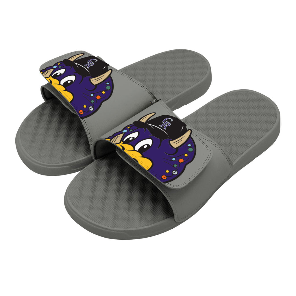 ISlides Official - Colorado Rockies Mascot 16/17 / Grey Slides - Sandals - Slippers