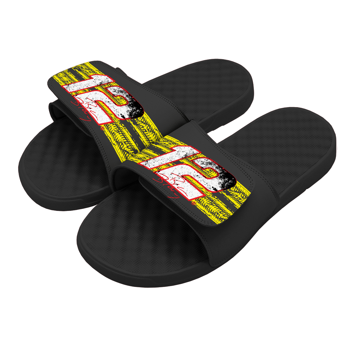 Ryan Blaney Distressed Number with Tire Marks Slides