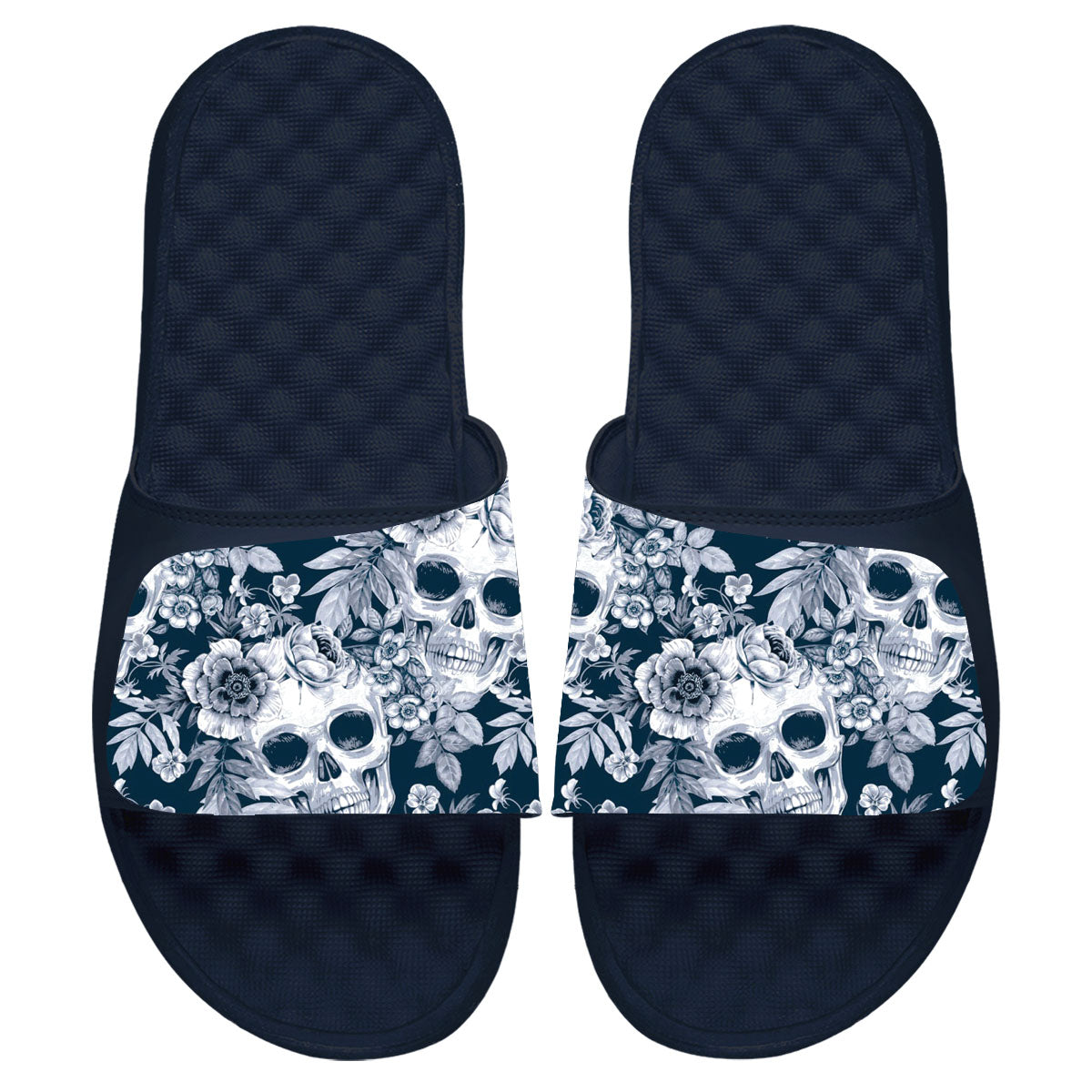 Skull Garden Loudmouth Pattern Slides