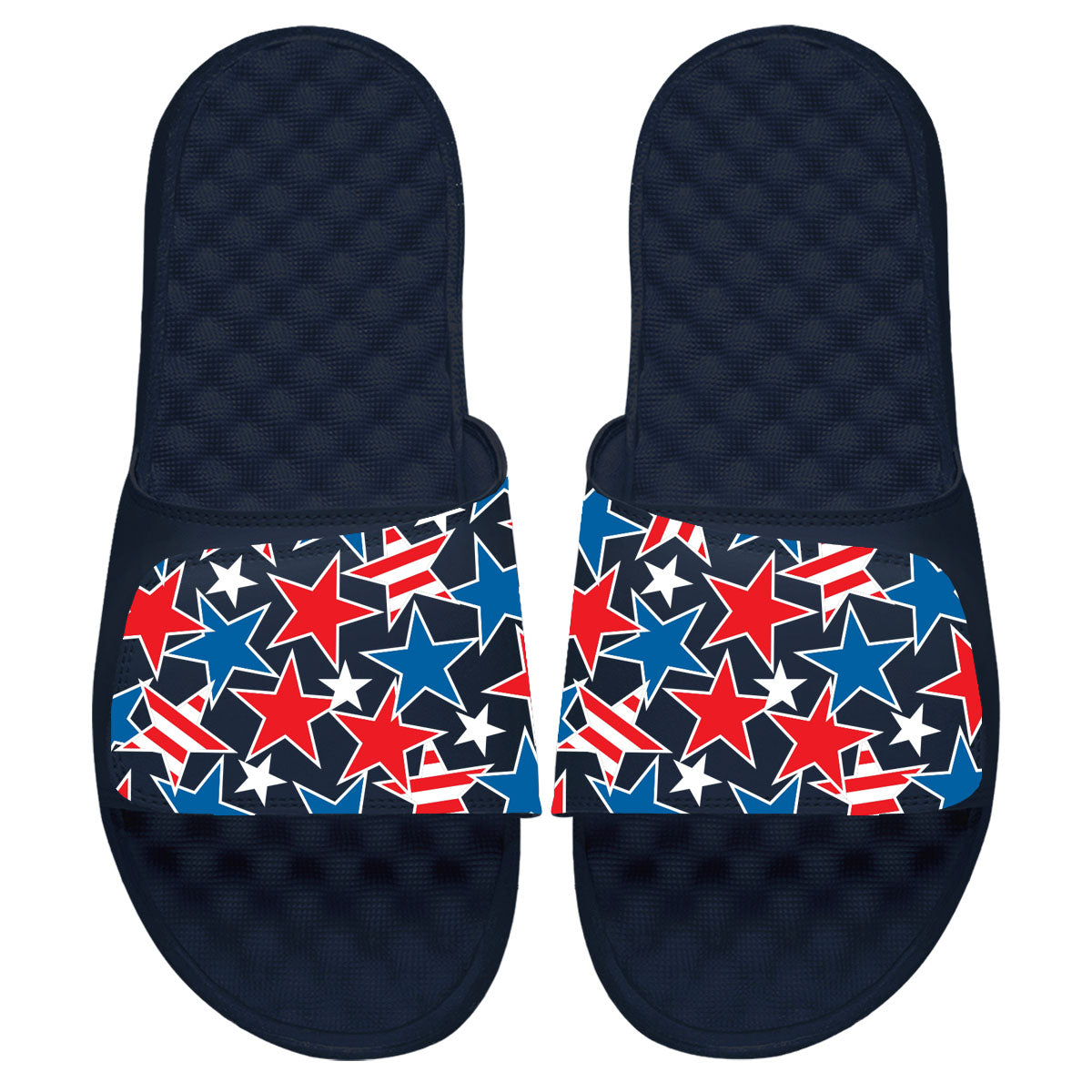 Star Studded Loudmouth Pattern Slides