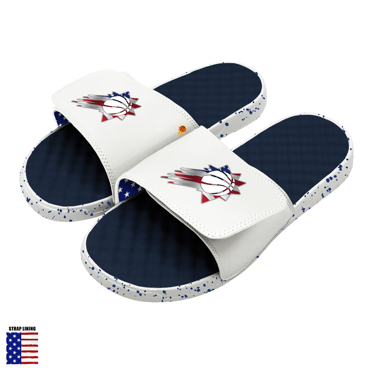 Phoenix Suns Navy Americana Slides