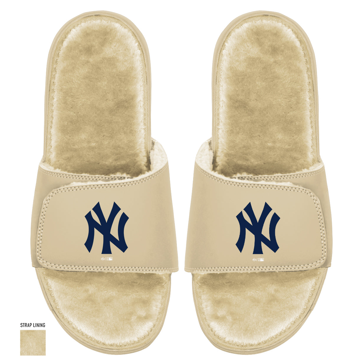 New York Yankees Dune Fur Slides