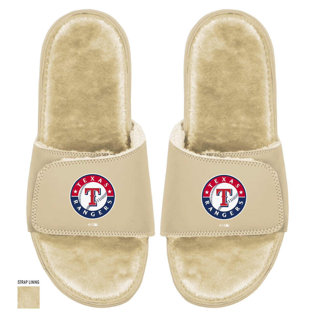 Texas Rangers Dune Fur Slides