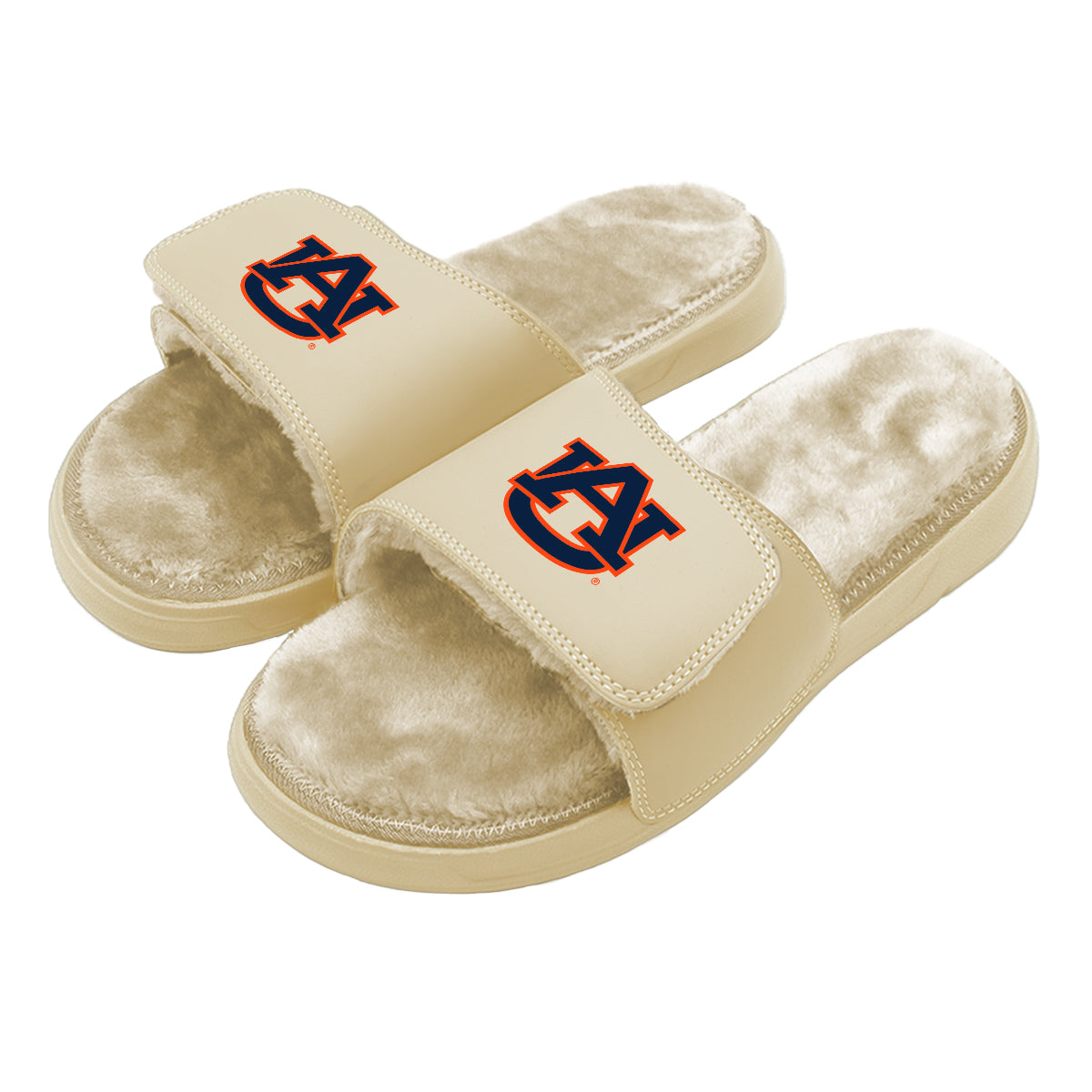 Auburn Dune Fur Slides