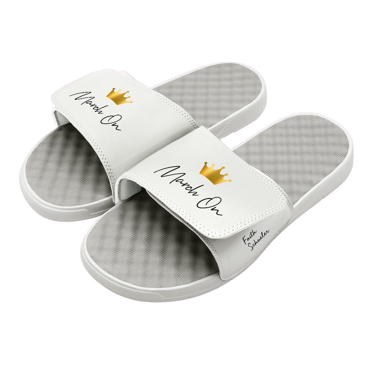 March On Cursive Slides